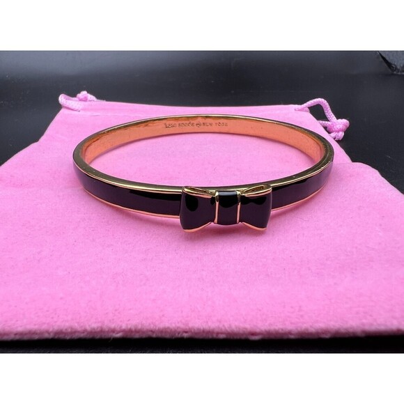 Kate Spade Take a Bow Enamel Bangle - Picture 1 of 6
